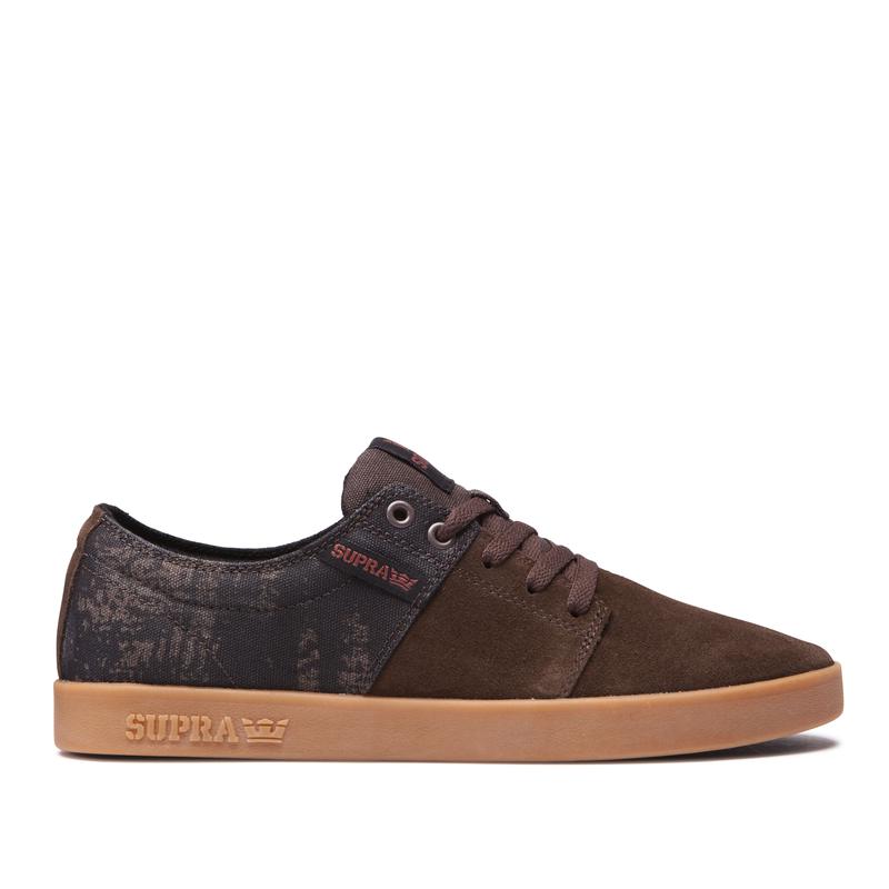 Zapatillas Bajas Supra Argentina Hombre - STACKS II Marrones (WTBYI-8432)